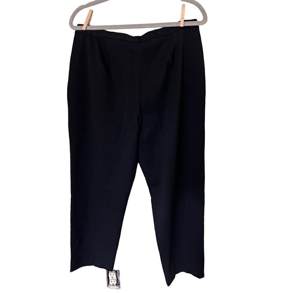 Talbots Petites‎ Stretch Black Pants Size 14 Black Office Career Business